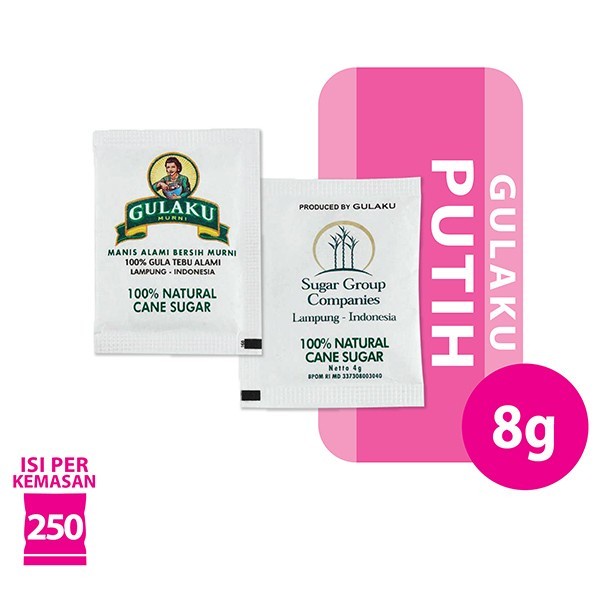 

Gulaku Sachet 8gr isi 250