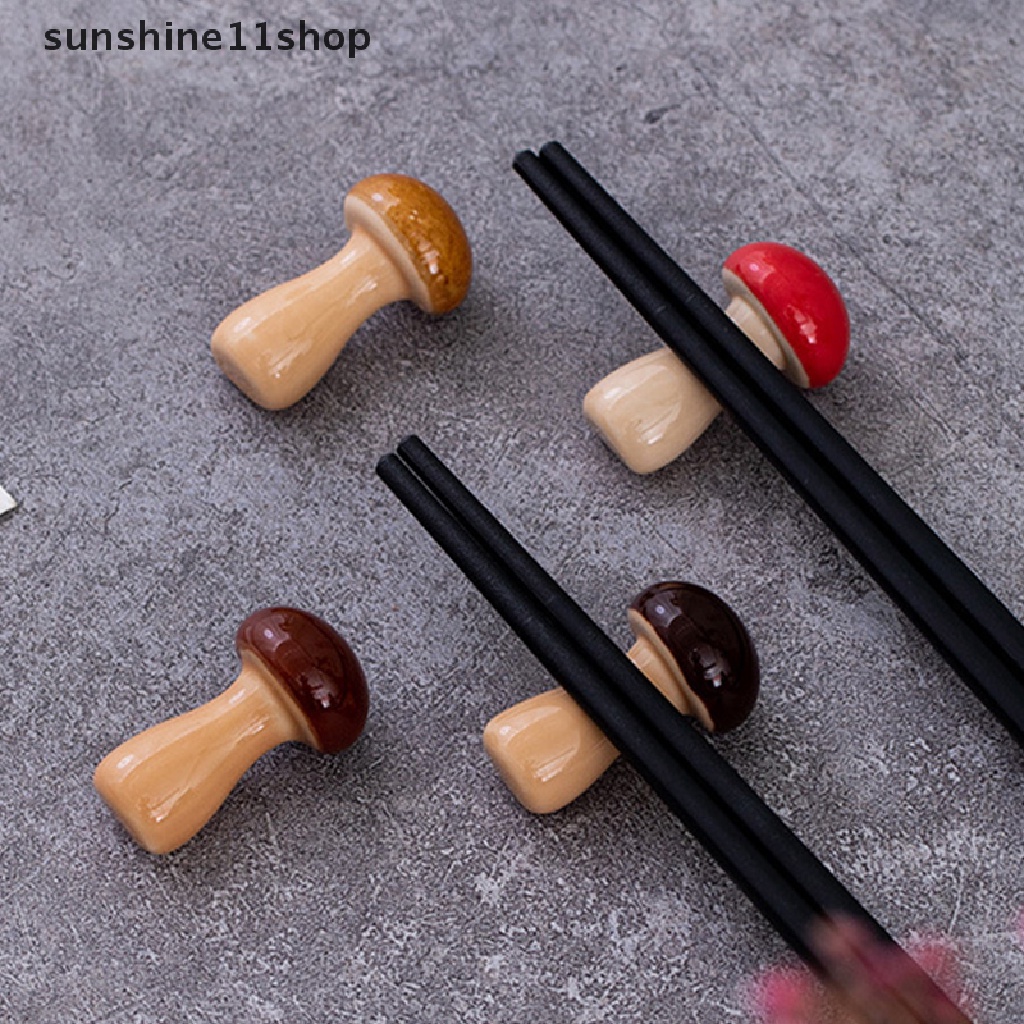 Sho Creative Vegetable Ceramic Chop Holder Rest Rak Garpu Rak Berdiri Peralatan Makan Dapur Dekorasi Meja Makan Chop Shelf Stand Pen Holder N