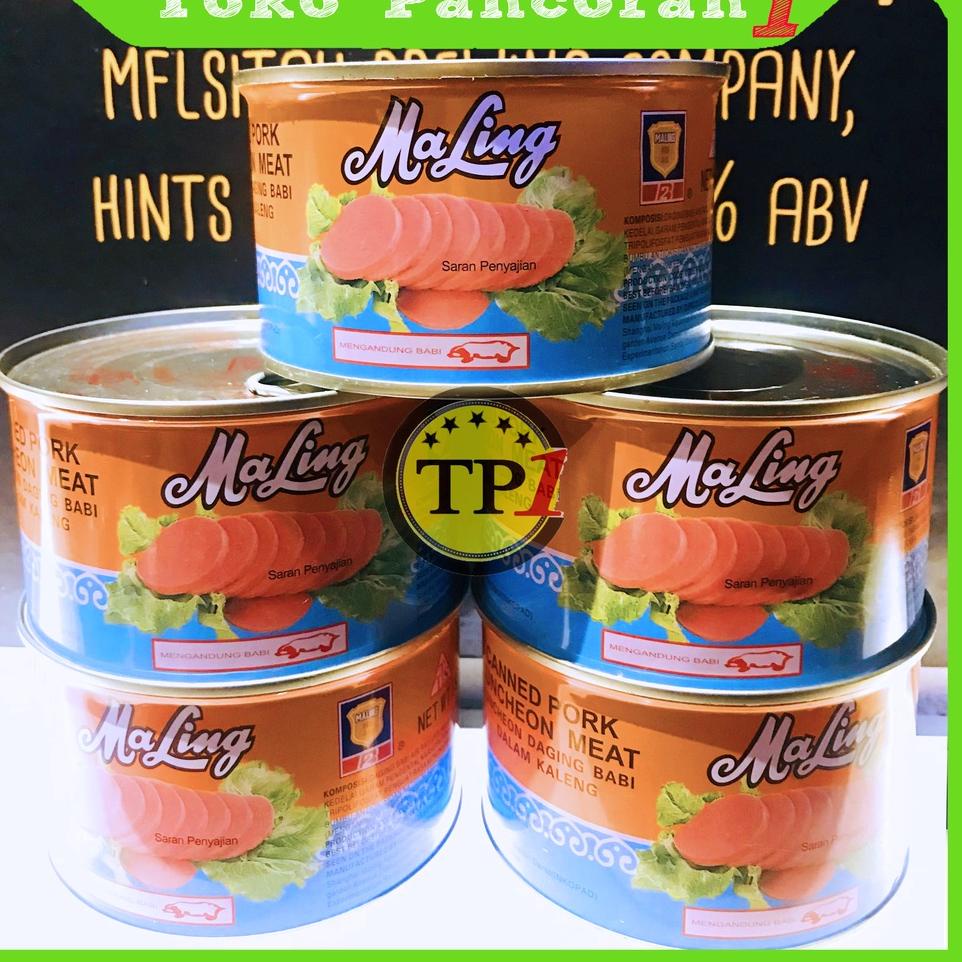 

♦ Maling TTS 397gr Luncheon Pork Meat Ma Ling / Ham Daging Babi Maling NON HALAL ✻