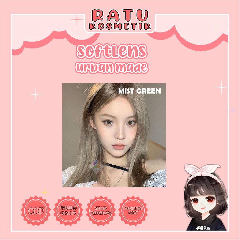 ❤ RATU ❤ Softlens I-Dol Made Normal | Dia 14.5mm | By Urban Factory | Idol Made