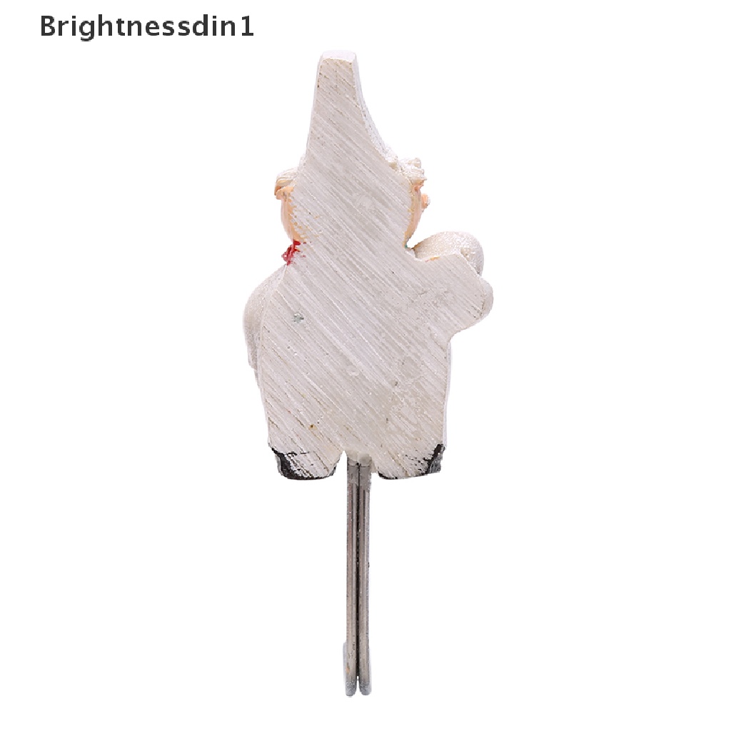 [Brightnessdin1] Kreatif Chef Kartun Rak Penyimpanan Kait Dinding Gantungan Kait Dapur Untuk Peralatan Butik