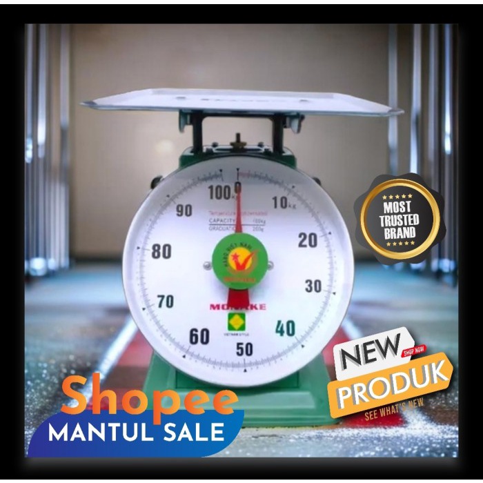 REN HEN G Timbangan analog jarum 100kg / timbangan nhon hoa crown 100kg
