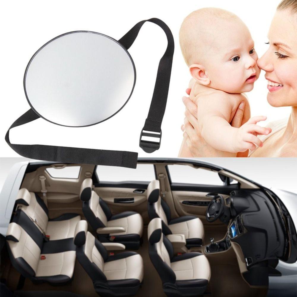 Lanfy Cermin Interior Mobil Car-mounted Bangsal Perawatan Bayi Persegi Menghadap Belakang Aksesoris Mobil Convex Mirror Acrylic Safety View Baby Car Mirror