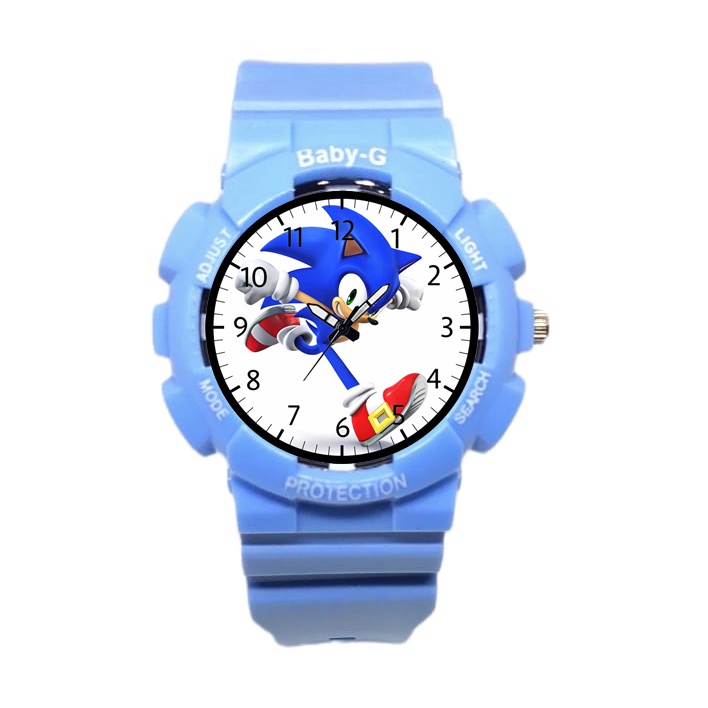 Jam Anak Sport Laki Laki Karakter Sonic Anti Air