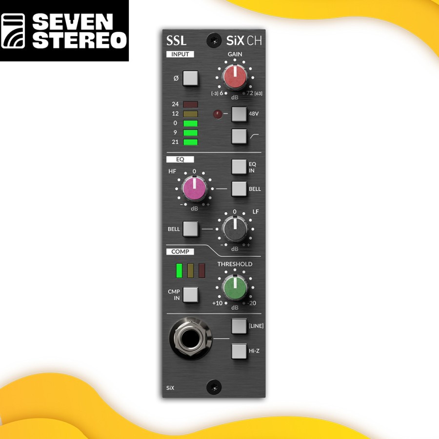 SSL SiX Channel Strip 500 Series Module