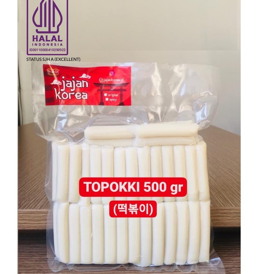 

COD✔️ 500 gram TOPOKKI / TTEOK / TOPOKKI / TOPPOKI / RICE CAKE / JAJAN KOREA / JAJANAN KOREA HALAL