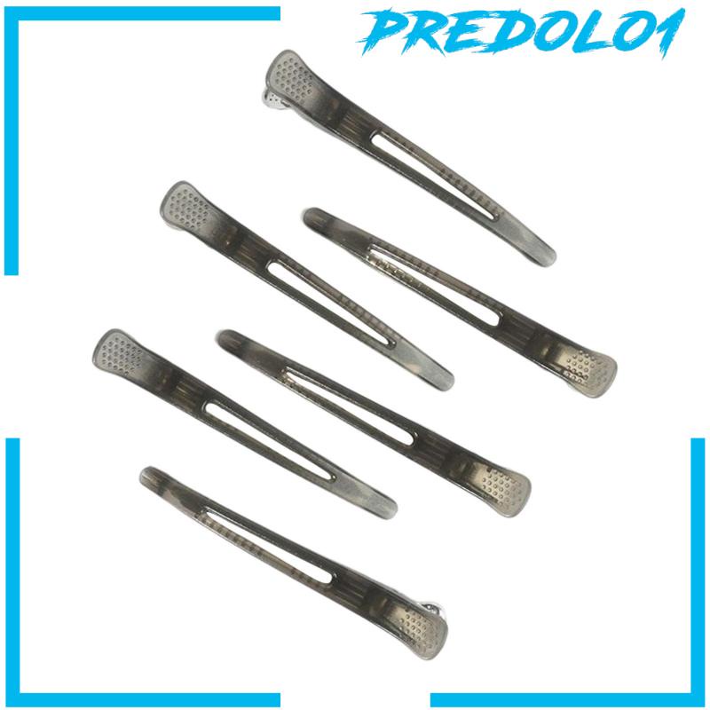 [Predolo1] 6x Jepit Rambut Salon Model Belah Tahan Lama Untuk Mewarnai Pewarna Skincare