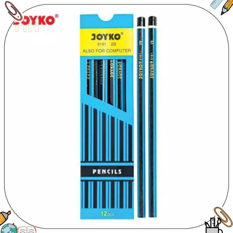 

pensil 2B joyko 6161 biru (12pcs)