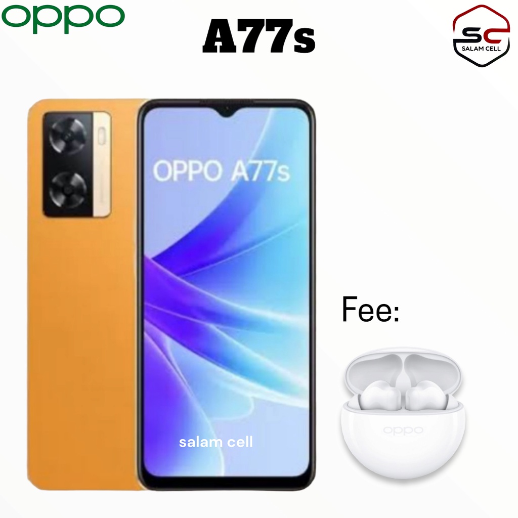 Oppo A77s RAM 8+8/128GB NFC Camera 50MP 33W SUPERVOOC Garansi Resmi