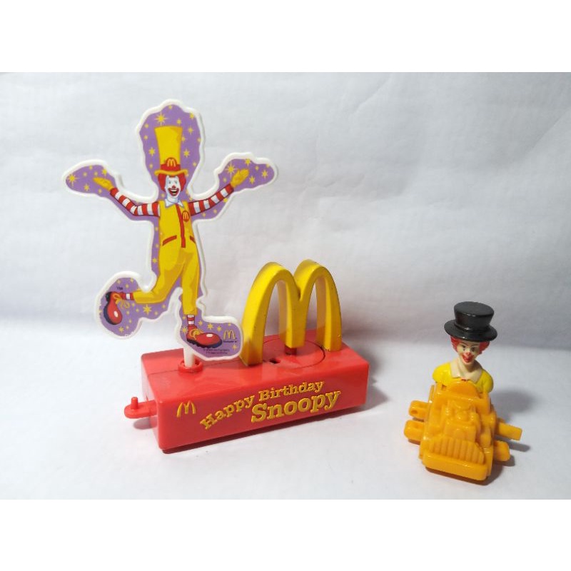 Maskot Ronald Sirkus Circus Happy Meal Mcdonalds Mcd 2002 2018 Mix Figure Figurine Mascot Rare Jadul