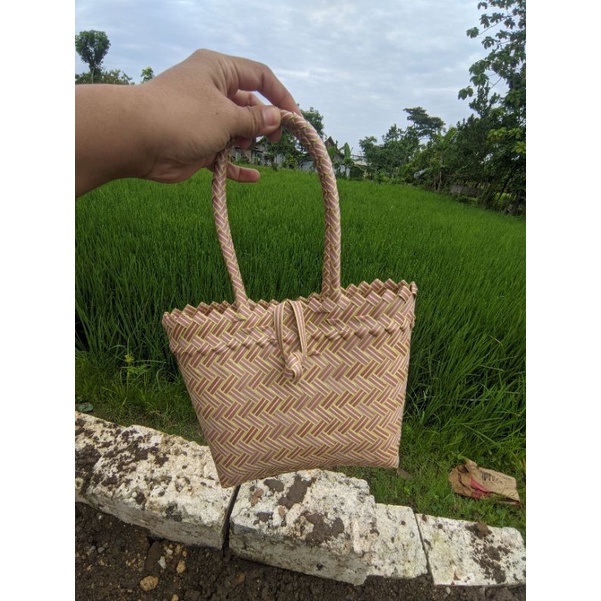 tas unyil tali panjang tambah pengait M ukuran 18cm×8cm×19 cm