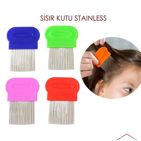 Sisir Kutu Serit Kutu Sirtu Dan Ketombe Besi Logam Rapat Sisir Kutu Sisir Kutu Rambut Sisir Kutu Bes