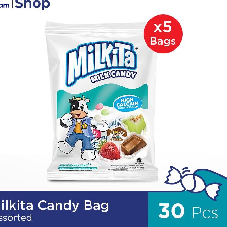 

➺ Milkita Candy Assorted Bag Premium Paket 5 Bag ➯
