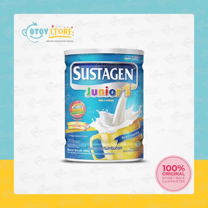 

[ COD ] Sustagen Junior 1+ Vanila 1800 Gram / Susu Formula Sustagen Junior