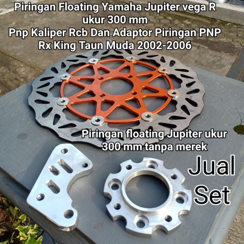 Breket Kaliper Rcb RxKing Pnp Shock Depan RxKing Taun Muda Adaptor Tromol Rx King Pnp Piringan Cakra