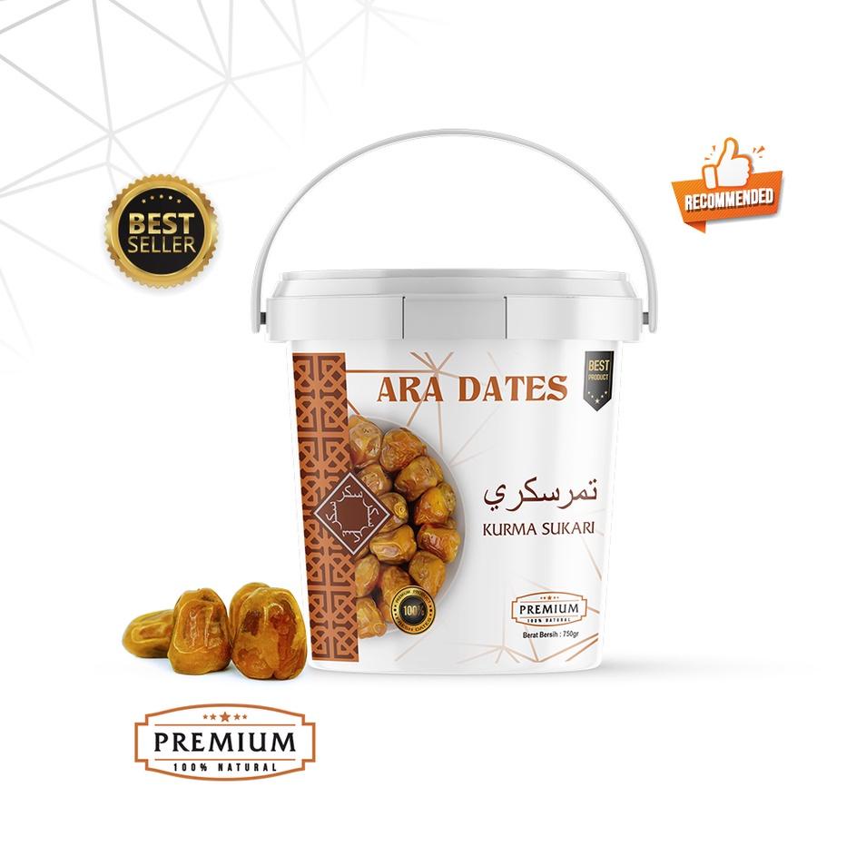 

➻ Kurma Sukari Ember 750gr PREMIUM KEMTAN ARA DATES Original ➹