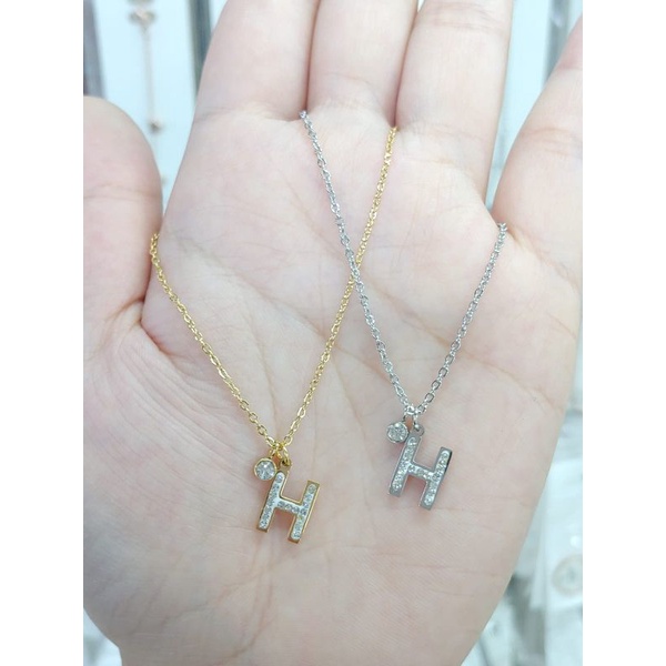 kalung permata he*m*s fashion wanita titanium anti karat anti luntur
