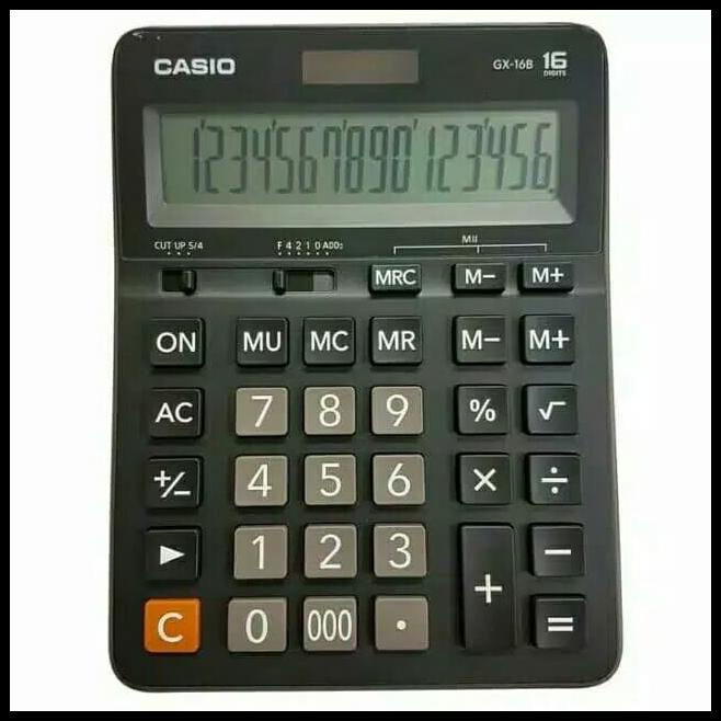 

Kalkulator Calculator Casio Meja Dagang Office Casio Gx-16B Gk16B Ori