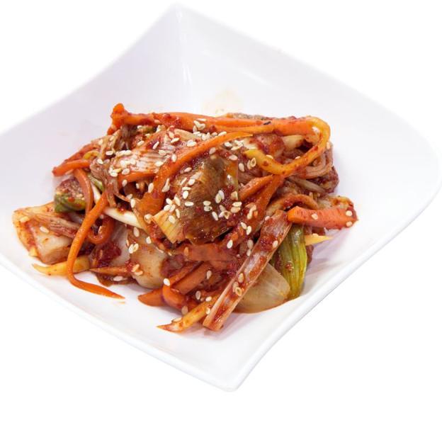 

➷ SAMWON KIMCHI MIX SAWI WORTEL LOBAK FRESH 500 GR - FRESHLY MADE ORIGINAL KOREAN FOOD MAKANAN KOREA ➭