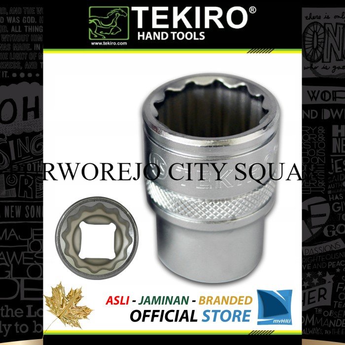 Special Kunci Sok 50 mm Stang 3/4" inch Mata 12 PT - Socket Sock TEKIRO