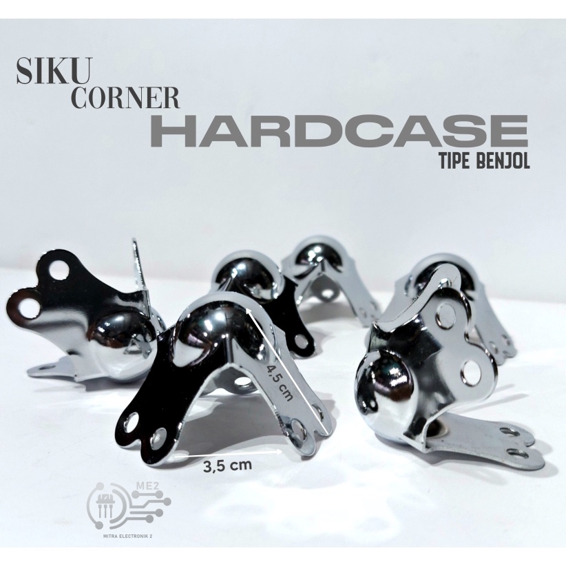 Siku Corner Hardcase Sound Pojok Alumininum Box Salon Model Bulat Tipe E 509