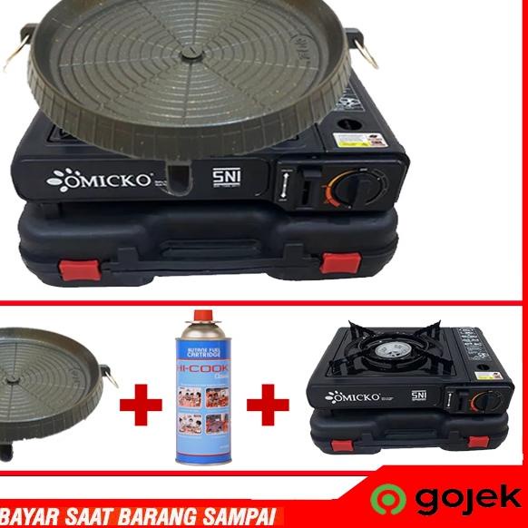 ✬ Kompor Gas Portable Omicko 2in1 ✧