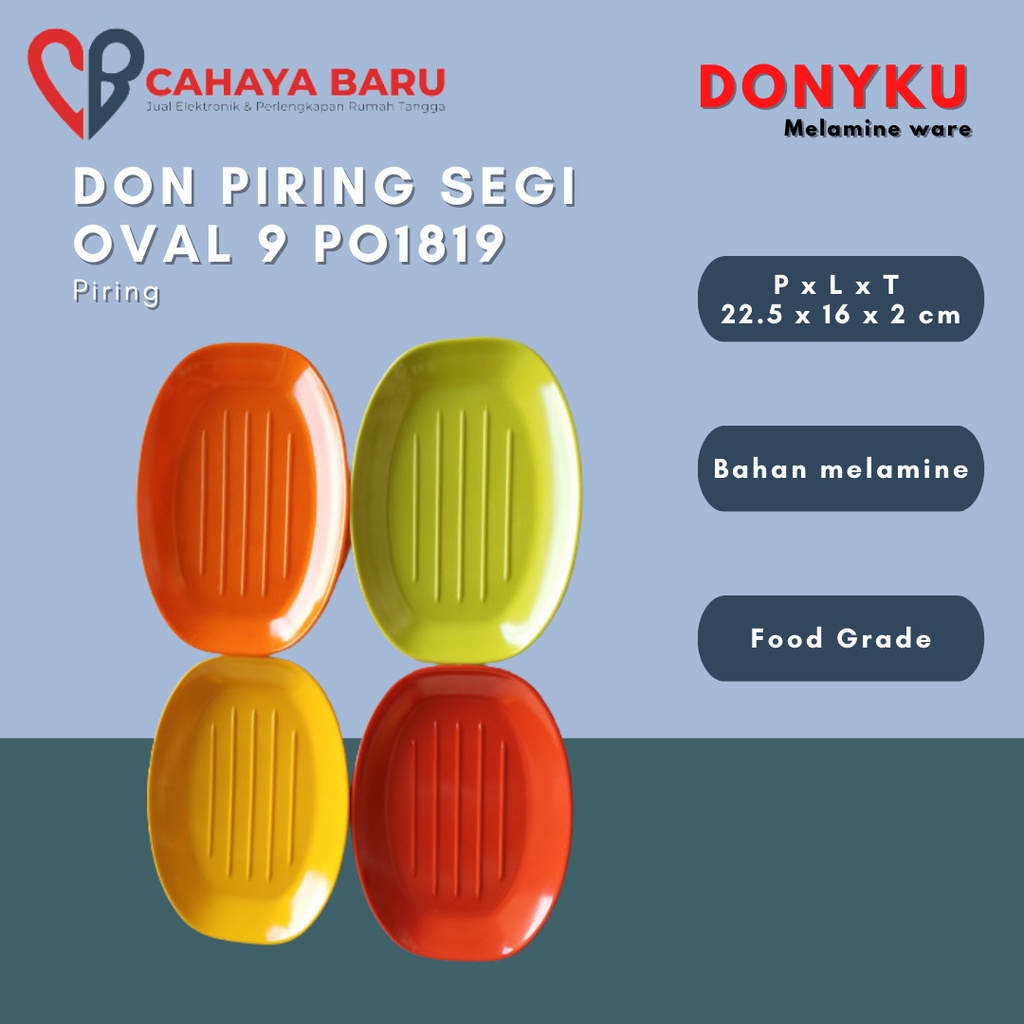 DONYKU PIRING SEGI OVAL 9 PO1819