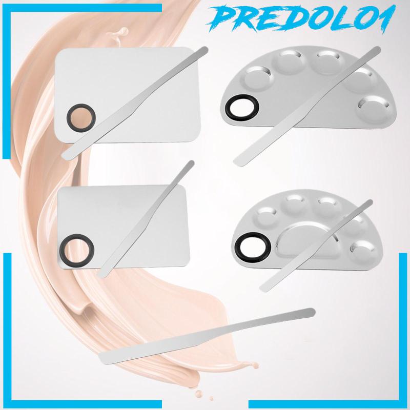 [Predolo1] Spatula Palet Pencampur Makeup Untuk Pigmen Foundation Cair Pernis Kuku