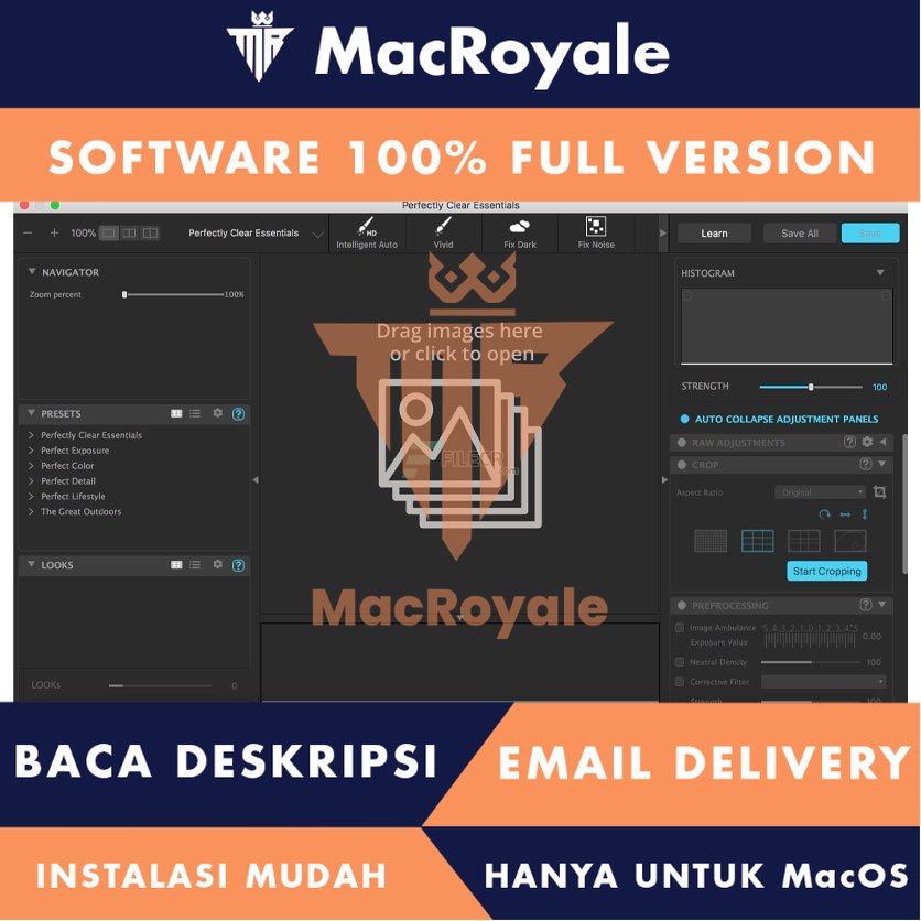 [MacOS] Perfectly Clear Essentials Full Version Lifetime Full Garansi