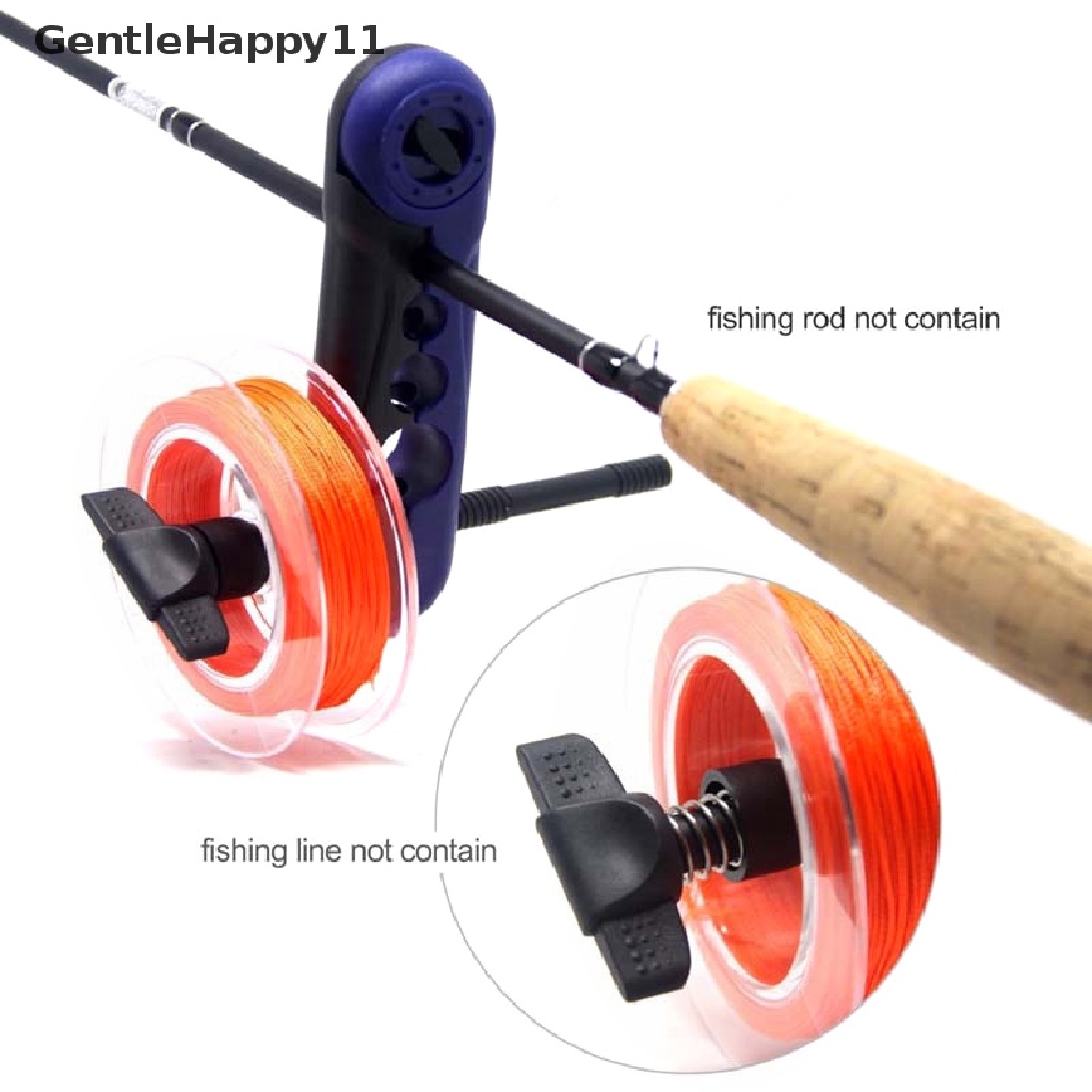 Gentlehappy Portable Fishing Line Winder Spooler Gulungan Pancing Alat Gulungan Mesin Spooling id