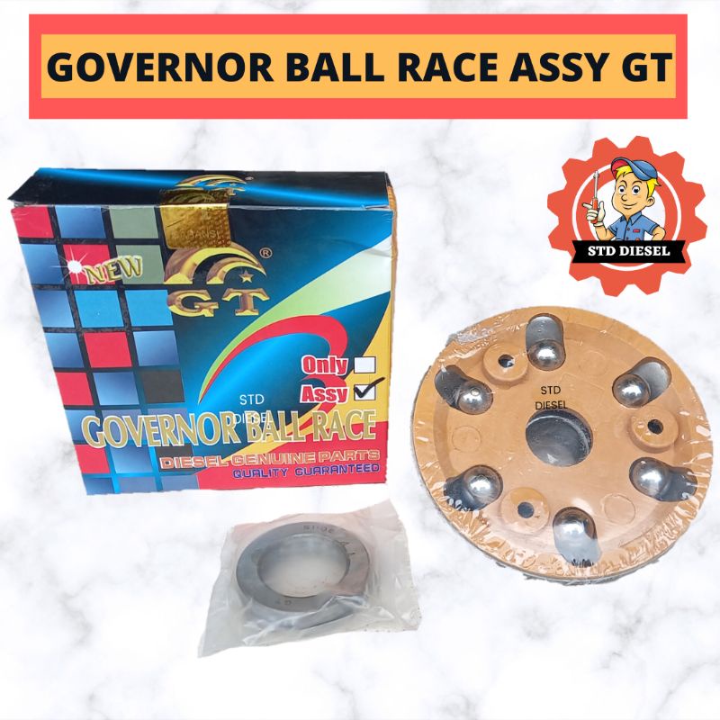 GOVERNOR BALL RACE ASSY GUBERNUR KOMPLIT MERK GT FIBER STEEL BALL BEARING GOVERNOR