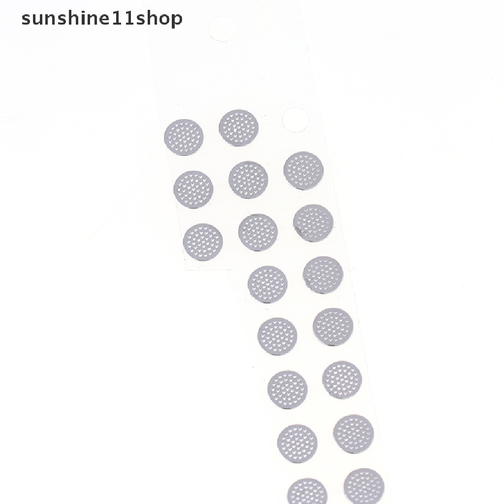 Sho 20Pcs In-ear Earphone Filter Dust Net Earbuds Jaring Baja Tahan Debu Dengan Lem 4.0-5.0mm N