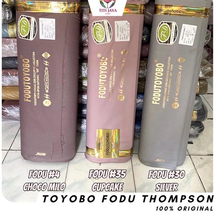プ KATUN TOYOBO FODU TOMPSON ORIGINAL ASLI / KAIN KATUN JEPANG THOMPSON TOMSON POLOS ゝ