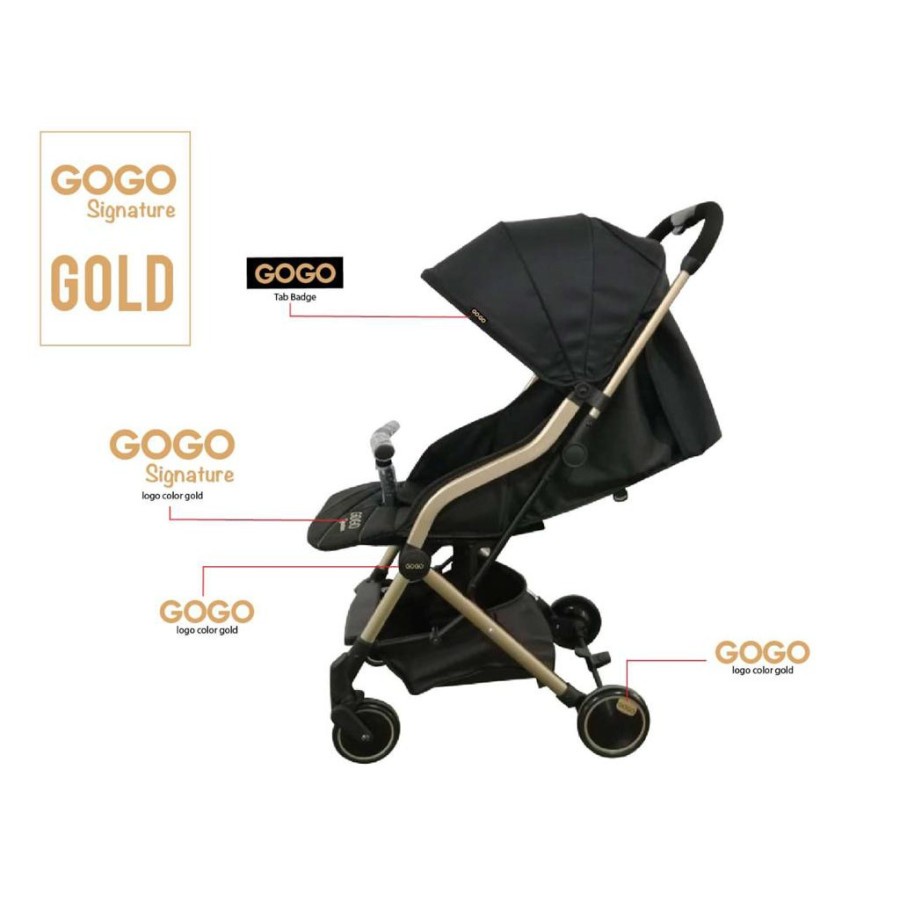 Stroller Cabin Size Dorongan Kereta Dorong Bayi Elle GOGO Signature