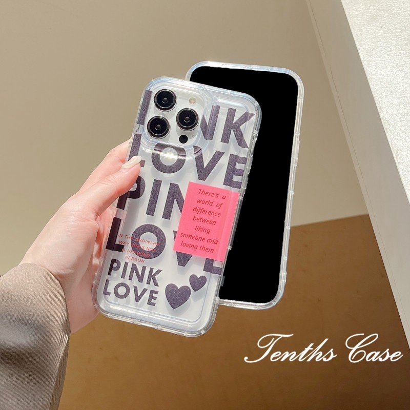 IPHONE Kompatibel Untuk Iphone14 13 12 11 Pro Max X XR Xs Max8 7 6 6s Plus SE 2020 Casing Ponsel INS Black Phantom Love Pattern Soft Cover