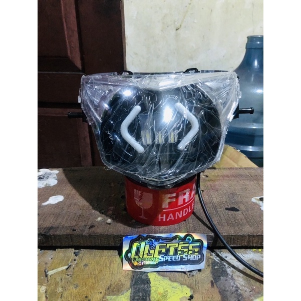 reflektor lampu depan jupiter mx new 135 custom daymaker sen senja daymaker pnp