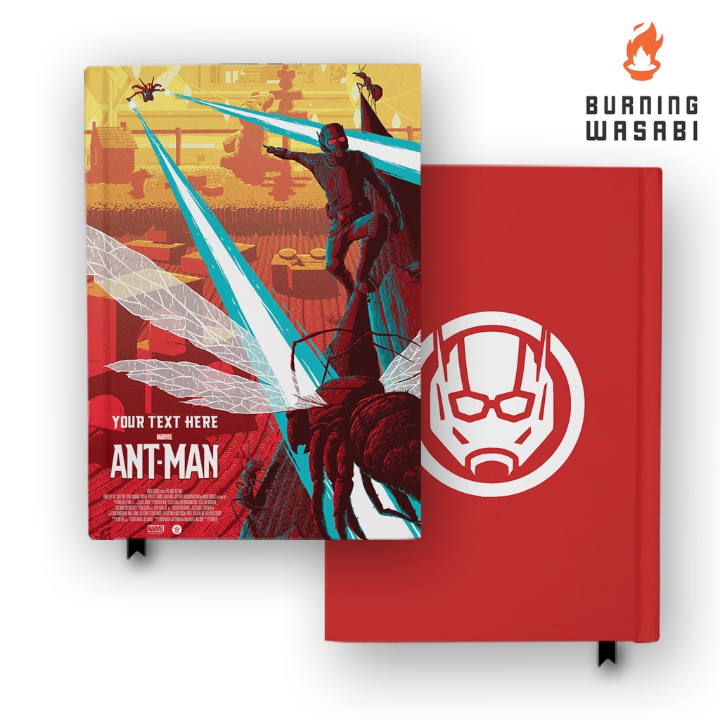 

Notebook Buku Antman 1 Marvel Comic Hardcover Agenda Custom Nama DIary Jurnal Agenda A5 A6