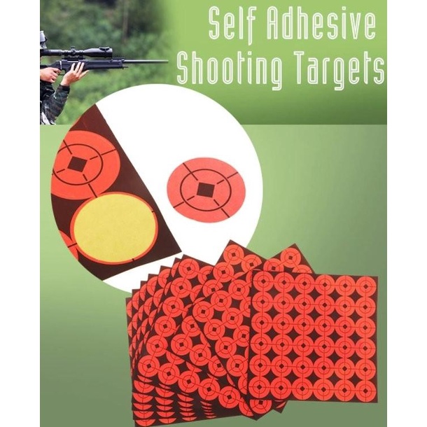STICKER ADHESIVE SHOOTING KERTAS TARGET TEMPEL SASARAN TEMBAK