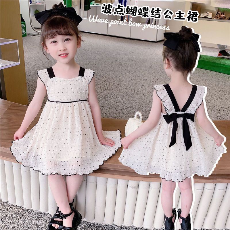 KH6-238 Dress anak perempuan / gaun putih anak cewek lucu / baju anak tanggung