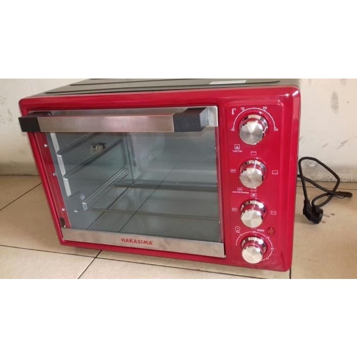 HAKASIMA OVEN LISTRIK 32 LITER RED