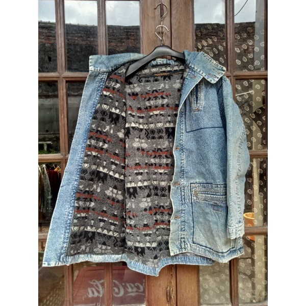 Marithe Francois Girbaud Denim Blanket jacket