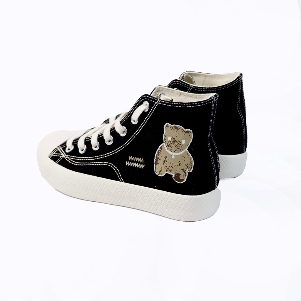 Nadilastuff Sone High Sneakers Sepatu Kanvas Wanita Premium