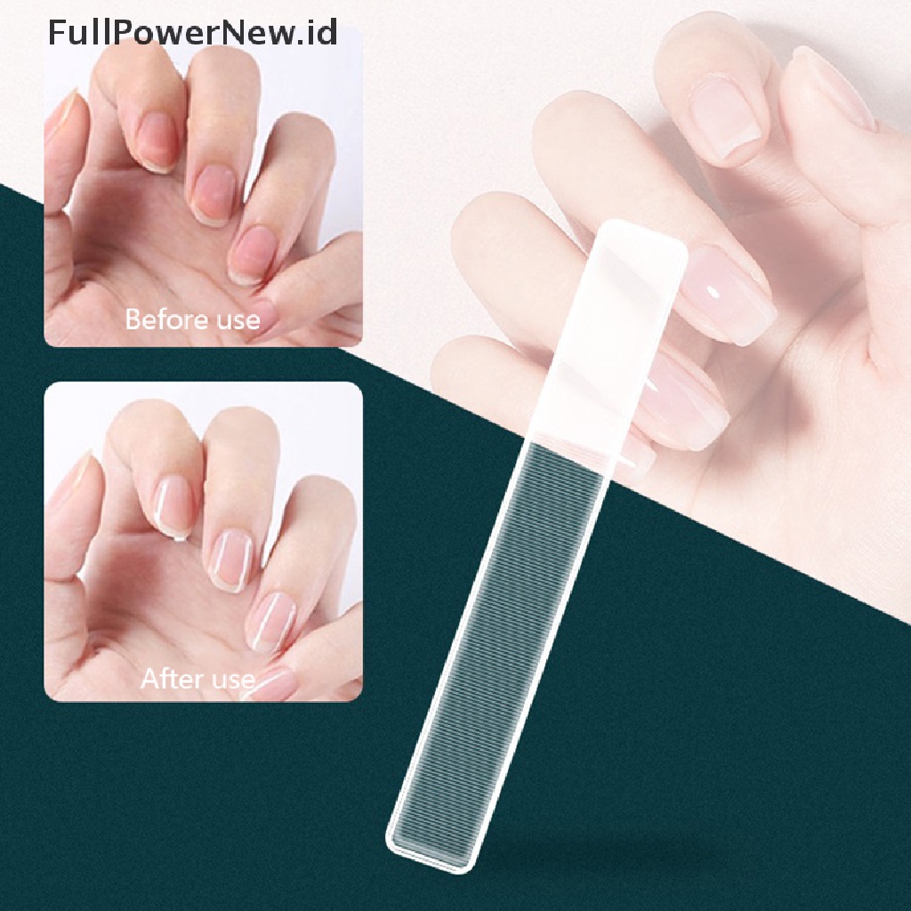 Power 2PCS Nano Glass Foot Rasp Heel File Kulit Mati Keras Penghilang Kalus Pedicure Kuku ID
