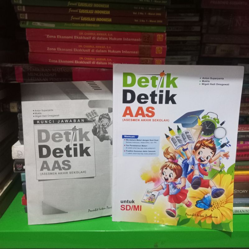 bekas DETIK DETIK AAS (asesmen akhir sekolah) untuk SD/MI dan kunci jawaban