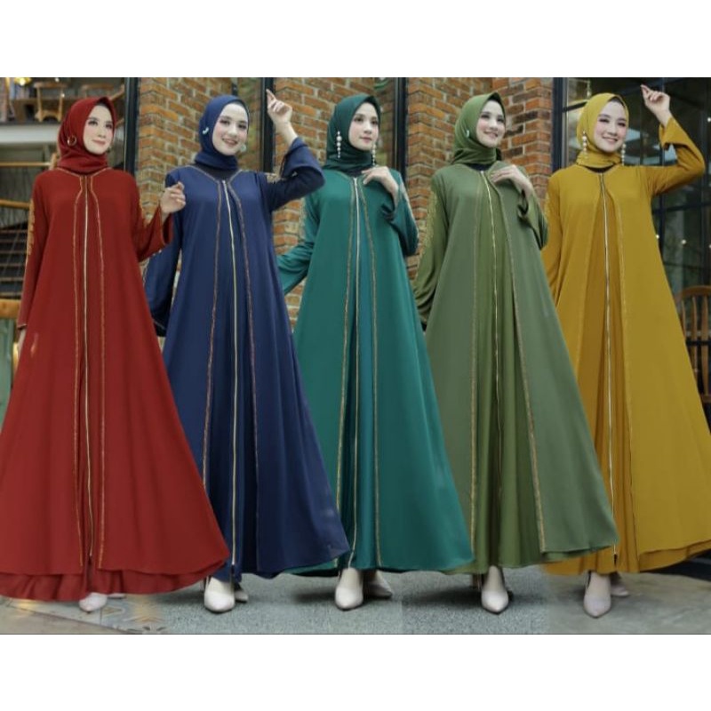 ( BEST SELLER ) GAMIS ABAYA TURKI WARNA 2023