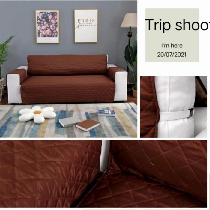 Sarung Sofa Protector Waterproof Cover Sofa Anti Tahan Air 123 Seater