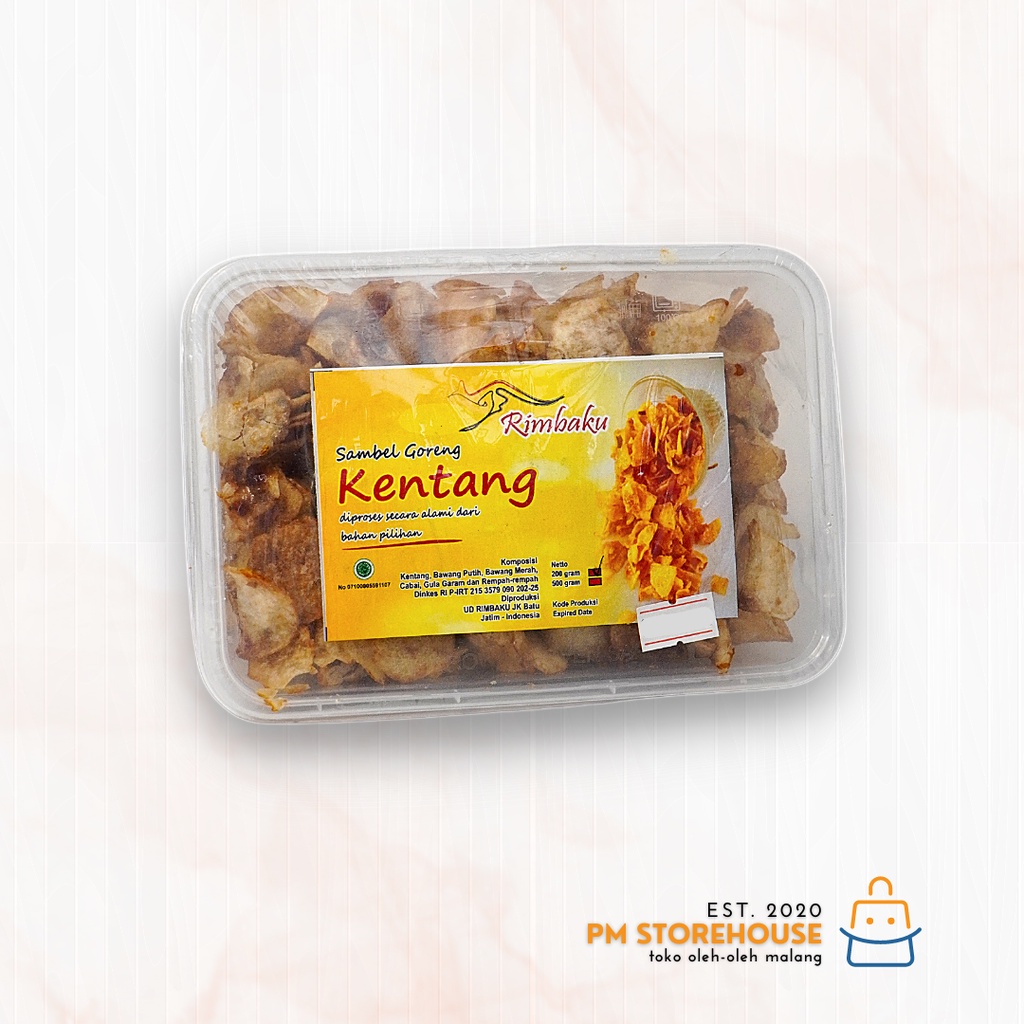 Sambel Goreng Kentang / Kering Kentang Pedas Manis Rimbaku