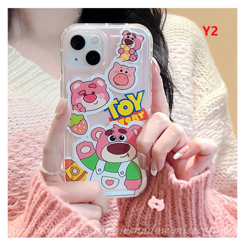 Kartun Toy Story Manyo Case Realme C21Y C25Y C12 C35 C1 C2 C11 2020 C33 C25 C15 C25s Realme C3 5i 5s 6i 5 C20 C20A C11 2021 Buzz Lucu Lightyear Alien Airbag Tahan Guncangan Soft Cover