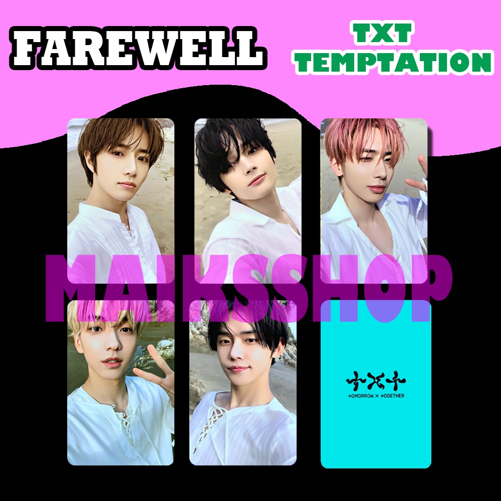 TXT Temptation Photocard Kpop