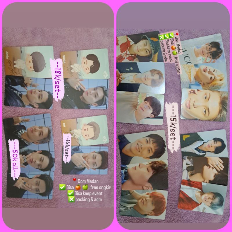 Ready Ina‼️Bundle PC dicon 101, PC Proof std, 4cuts YTC, album single Charlie Puth x JK